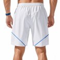 thumbnail image 4 of Styesk Mens Shorts Men Solid Color Casual Fashion With Pockets Lacing Waist Short Pants, 4 of 8