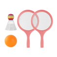 thumbnail image 2 of Children's Badminton Tennis Set with Ball and Badminton Shuttlecock Lightweight Pink, 2 of 9