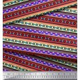 thumbnail image 2 of Soimoi polyester Crepe Fabric Aztec Geometric Print Fabric by Yard 52 Inch Wide, 2 of 3