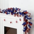 thumbnail image 1 of Patriotic American Flag Disposable Tableware Kit Including Plates Cups Napkins For Independence Day Festival Dining And Party Use, 1 of 7