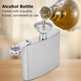 thumbnail image 4 of Stainless Steel Alcohol Flask,Portable Stainless Steel Wine Whisky Flask Wine Flask Exceptional Reliability, 4 of 12