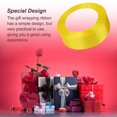 thumbnail image 2 of Gift Wrap Ribbon Wedding Decorations Clothes Making Supply DIY Craft Accessories Light-weight Polyester Ribbons for Ornaments Lemon Yellow 15, 2 of 5
