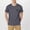 Grey, variant on Men's Dinosaur Bone Pattern Retro T Shirt Short Sleeve Casual Streetwear Dinosaur Theme Top
