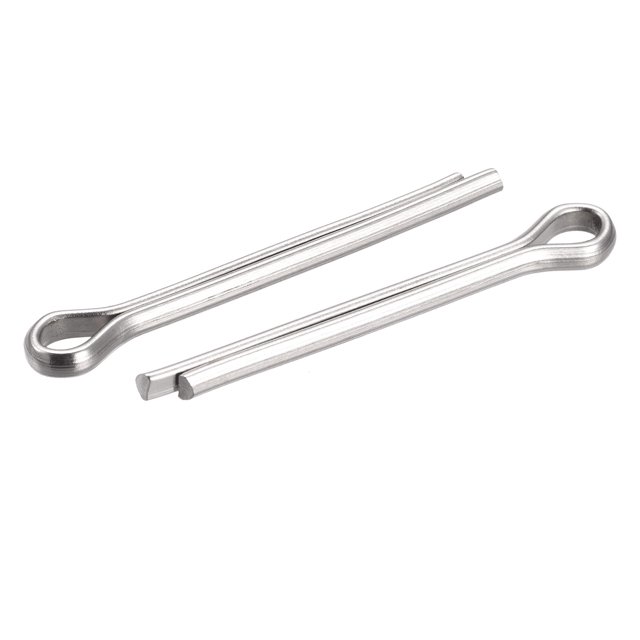 Unique Bargains Split Cotter Pin, Fixation à Clip en Acier Inoxydable 4x35mm Raccord Argent 30Pack
