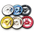 thumbnail image 3 of Langgg Folding Bike Easy Wheel EZ Wheels for Traveling Rack Red, 3 of 9