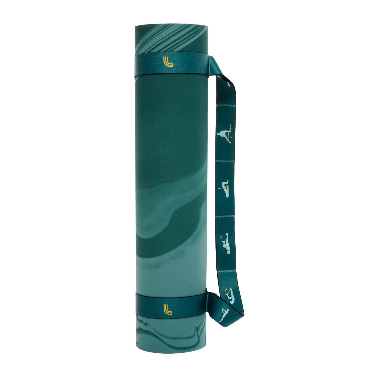 Lole Yoga Mat with 2-in-1 Strap green