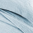 thumbnail image 3 of Gouchee Home Carson King Quilt Set – 3-Piece Blue Bedding Set, Stone-Washed Cotton with Wave Stitch Pattern, Soft All-Season Bedspread with Plush Fill & Matching Pillow Shams, 3 of 9
