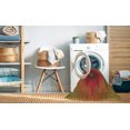 thumbnail image 2 of Ahgly Company Tapis Rectangulaire Rouge Lavable en Machine, 3 Pieds x 5 Pieds, 2 of 7