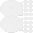 thumbnail image 3 of Miangastore Dvd Case Holder White Compact for CD Collectors 20Pcs 4.9X4.9X0.4In, 3 of 8