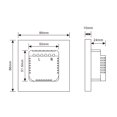thumbnail image 3 of Amdohai Wi-Fi Smart Dimmer Switch Glass Panel Voice Control Compatible with Alexa, 3 of 9