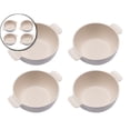 thumbnail image 1 of Dvruxg Wheat Straw Dinnerware Set - 4 Bowls, Reusable, Microwave & Dishwasher Safe, Perfect for Camping or Home Use(Beige), 1 of 5