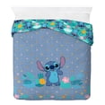 thumbnail image 1 of Disney Lilo & Stitch Denim Hawaïen Douillette pour Lit 1 ou 2 Places Réversible, 100 % Polyester, 1 of 3