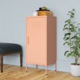 thumbnail image 1 of vidaXL Armoire de Rangement Rose 42,5x35x101,5 cm Acier, 1 of 5