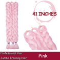 thumbnail image 2 of Ombre Jumbo Braiding Hair Extensions High Temperature Synthetic Twist Hair Multiple Colored Hair, 2 of 5