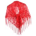 thumbnail image 2 of Châle pour Femmes, Enveloppe Décontractée à Paillettes, Cape de Soirée à Franges, Enveloppe à Paillettes, Châle de Mariée pour Rouge, 2 of 7
