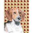 thumbnail image 1 of Carolines Treasures SC9551CHF Foxhound Anglais Automne Feuilles Drapeau Toile Maison Taille, 1 of 4