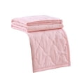 thumbnail image 1 of Matoen12 Solid Color Flannel Blankets for All Season, Polyester Soft Throw Blanket Lightweight Air Conditioning Quilt for Nap Sleep, Modern Style Home Decor Ideal for Gift, 60"x79", 1PC, Pink, 1 of 7