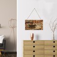 thumbnail image 4 of YAOMOBB Hanging Plaque Exquisite Front Door Sign Lanyard Design Coffee Bar Hanging Plaque with Smooth Edges 1 Piece, 4 of 7