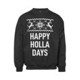 thumbnail image 1 of Happy Holla Days Chandail de Noël Laid - Noir - 2TG, 1 of 1