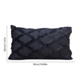 thumbnail image 3 of Fwttom Fuzzy Striped Throw Pillow Case, Sc&inavia-Style Fluff Long Striped Pillowcase Geometric Winter Cushion Cover Sofa Backrest Cover, 3 of 6