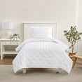 thumbnail image 1 of Mainstays Twin/Twin XL Comforter Set, Soft Lightweight & All Season, 2-Piece, White, 1 of 12