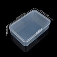 thumbnail image 2 of Rectangular Clear Plastic Storage Containers Box with Hinged Lid for Beads and Other Small Craft Items, 2 of 6