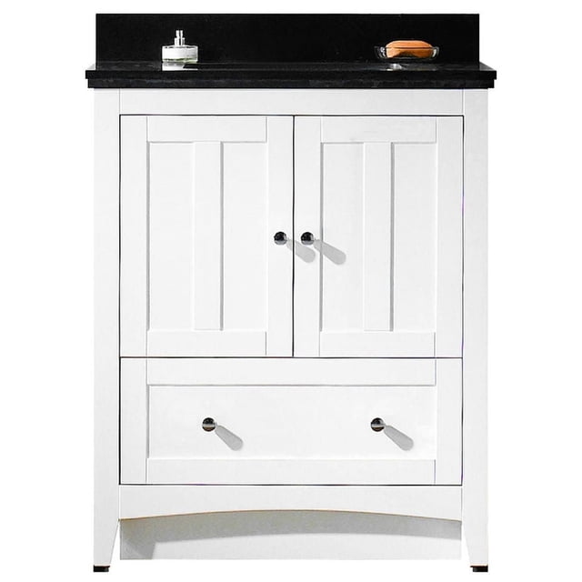 American Imaginations 30.5-in. W Vanity Set White AI-17557