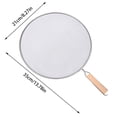 thumbnail image 3 of Hearth & Gear Frying Pan Splatter Guard | Splatter Screen For Frying Pan | Mesh Splatter Guard Kitchen Frying Pan Oil Proof Cover For Frying Pan 1pc Silicone Baking Mat Bakeware Organizer Vertical, 3 of 4