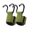 thumbnail image 1 of Lipstore Fitness Weight Lifting Hook Padded Wrist Straps for Powerlifting Shrugs Rows Green, 1 of 8