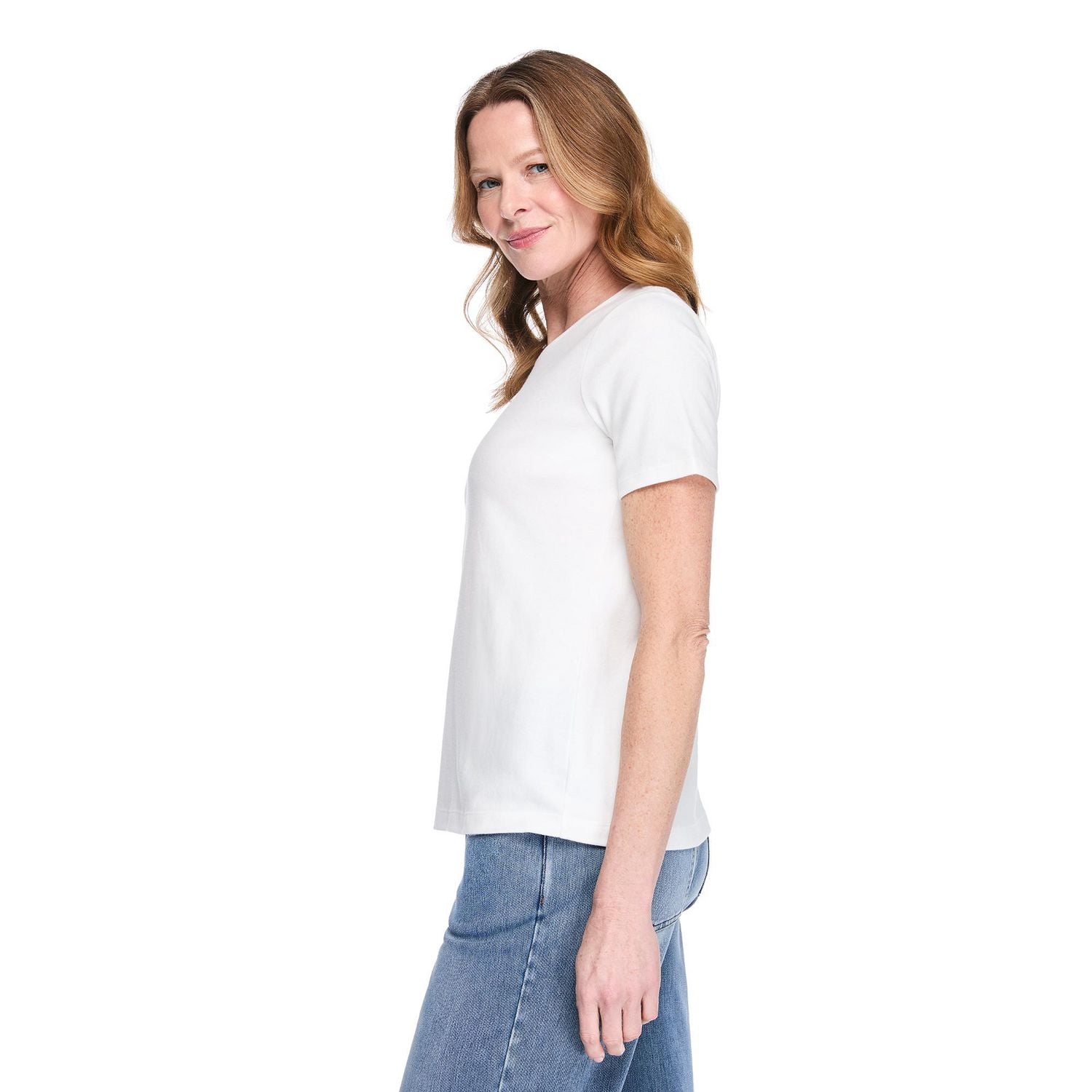 T-shirt à encolure ras du cou Iyla pour femmes