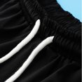 thumbnail image 4 of NTACZA Gym Shorts for Men Drawstring Running Beach Shorts Elastic Waist Track 5 Inseam Shorts Men S, 4 of 9