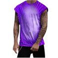 thumbnail image 2 of LSLJS Mens Tank Top Men Casual Fashion Printing Pullover Round Neck Sports Tank Tops Vest, 2 of 5
