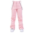 thumbnail image 1 of XZNGL Womens Insulated Bib Overalls Solid Color One-Piece Suspenders Trousers, 1 of 9