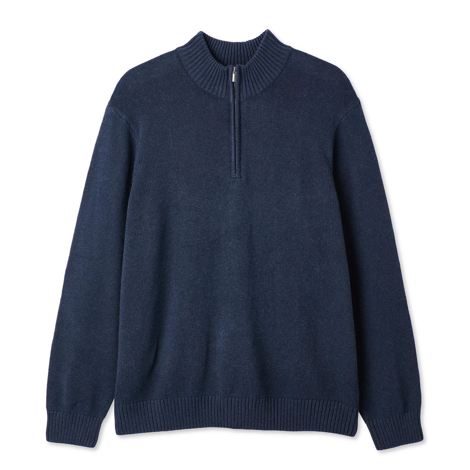 George Big Men's Quarter Zip Sweater