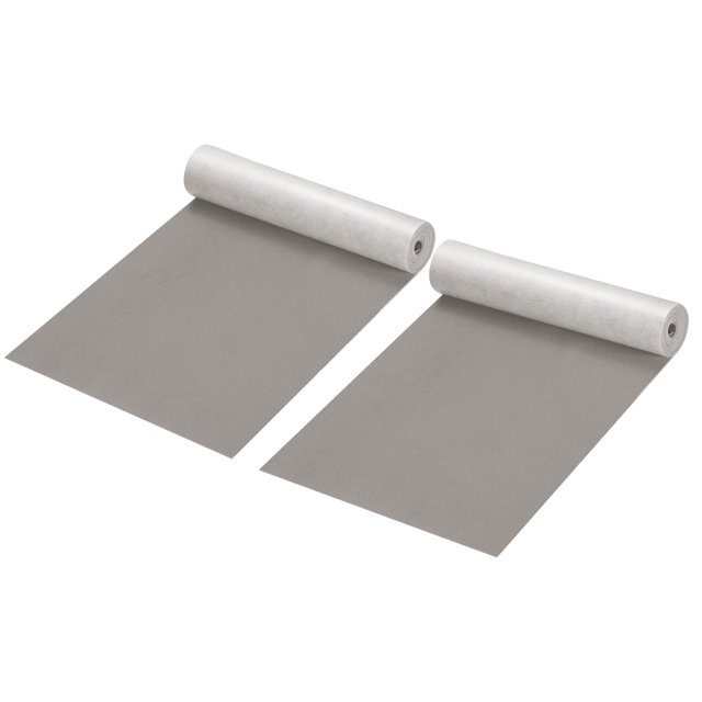Unique Bargains Patchs en Velours Autocollants Patchs de Réparation Gris 58'x8' Lot de 2
