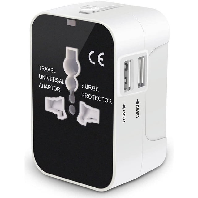 Adaptateur de Voyage Universel à Prise, Chargeur Mural Tout-en-un