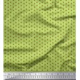 thumbnail image 1 of Soimoi Moss Georgette Fabric Heart Shirting Printed Craft Fabric by The Yard 42 Inch Wide, 1 of 3