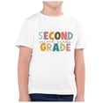 thumbnail image 1 of AJIWYH T-Shirt Blanc pour Tout-Petit, T-Shirt Décontracté à Manches Courtes à Col Rond Imprimé pour la Rentrée Scolaire pour Enfants (9), Hauts pour Fillette de 3-4 Ans, Blanc, 1 of 3