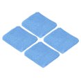thumbnail image 1 of Unique Bargains Bracelets de Sport 8x8 cm en Éponge Absorbants, Bande Anti-Transpiration Athlétique, Bleu, Lot de 4, 1 of 7