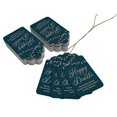 thumbnail image 3 of Inkdotpot Rose Gold Foil Paper Hang Tags Happy Diwali Favor Tags 50 Pack, 3 of 6
