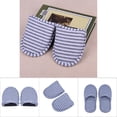 thumbnail image 5 of Chaussons d'Hôtel Pliables, Chaussons d'Intérieur, Coton Doux Réutilisable et Écologique pour Voyage en Intérieur, 5 of 5