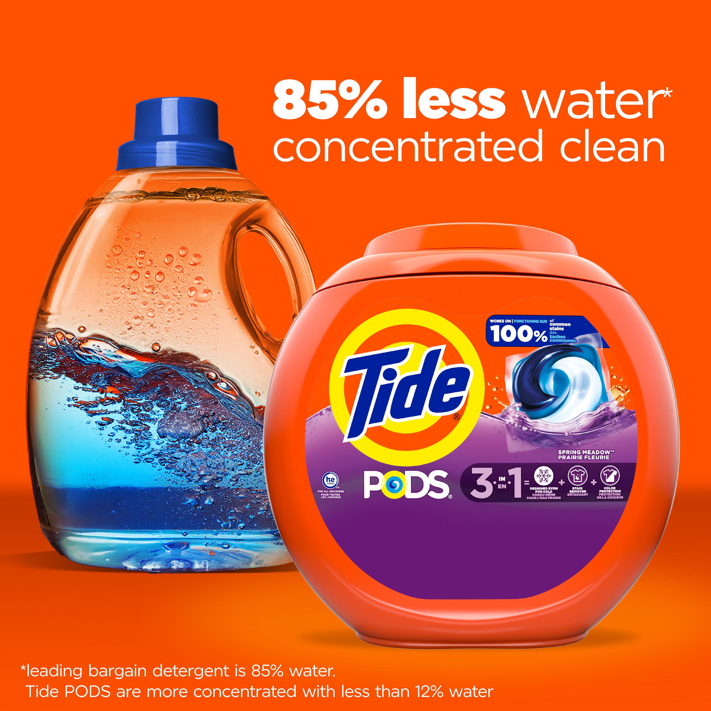 Tide Laundry Detergent Pods, Sring Meadow Scent, 76 Count