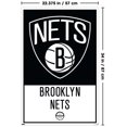 thumbnail image 2 of NBA Brooklyn Nets - Logo 21 Wall Poster, 22.375" x 34", 2 of 4