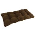 thumbnail image 1 of Coussin de Causeuse Capitonné en Microsuède Carré de 42 Po sur 19 Po, 1 of 6
