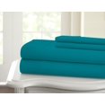 thumbnail image 2 of 1200 Thread Count 100% Cotton Solid Sheet Set (California King, Aqua), 2 of 3