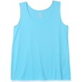 thumbnail image 4 of Just My Size Womens Cool DRI Scoop-Neck Tank Top, 1X, Process Blue, 4 of 5