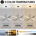 thumbnail image 4 of Linear Sputnik Chandelier, 24" Black LED Pendant Light with Adjustable Rods for Kitchen Island, Dining Room, 4 of 7