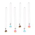 thumbnail image 3 of 6Pcs Delicate Friend Necklaces Decorative Best Friend Necklaces Plastic Donut Necklaces, 3 of 9