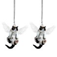thumbnail image 3 of XZNGL Cute Cat Car Hanging Ornament With Colorful -Balloon Hanging Ornament Decors HOT, 3 of 9