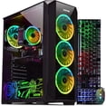 thumbnail image 3 of Gaming PC - Intel Core i7 Processor, 16GB DDR4 RAM, 512GB Nvme SSD, AMD RX 550 4GB GDDR5, Windows 11 Pro Refurbished, 3 of 10
